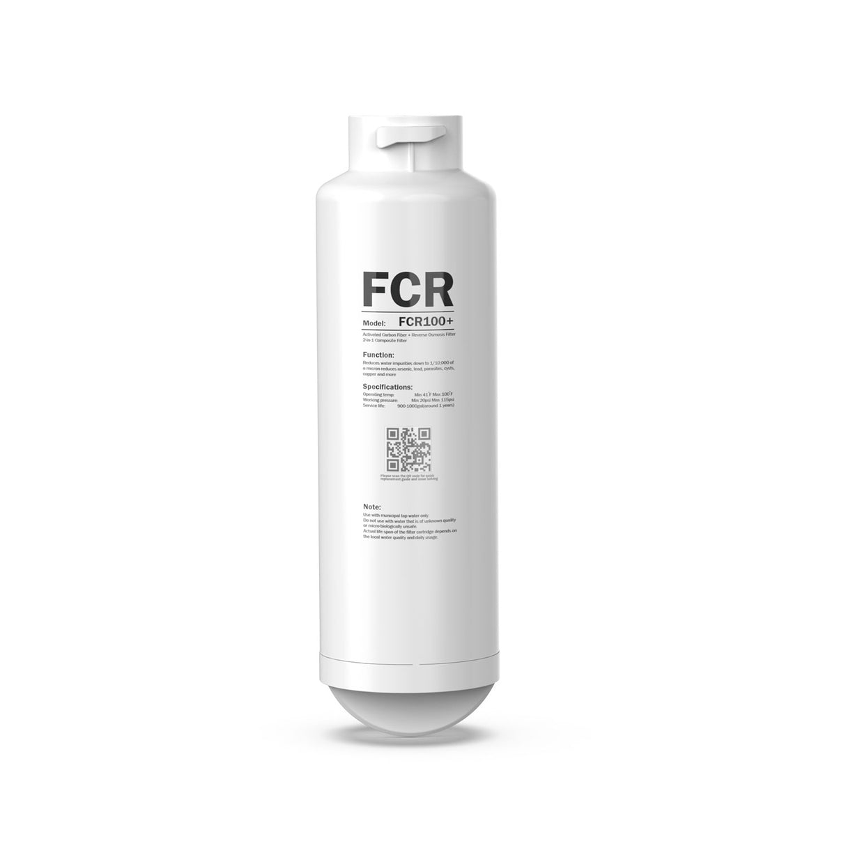 Frizzlife FCR100+ Replacement RO Membrane Filter Cartridge For WB99 Countertop Reverse Osmosis Water Filter System
