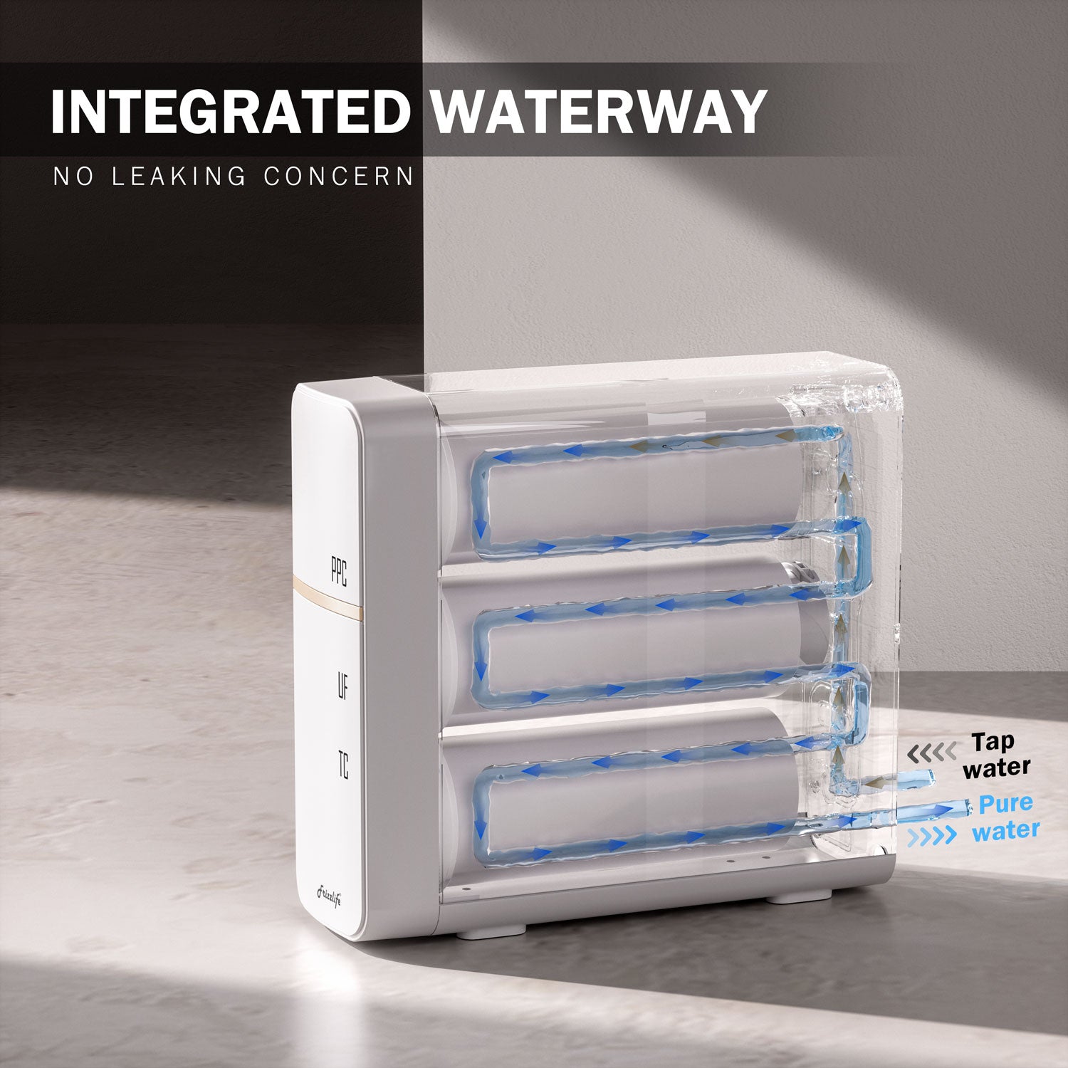 Frizzlife 0.01μm Ultra-Filtration Under-Sink Water Filter System, GX99