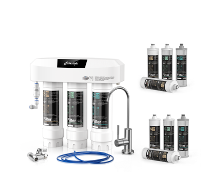 SP99-NEW Under Sink Water Filter With a TWO-YEAR M3005 Replacement Filter Pack Combo