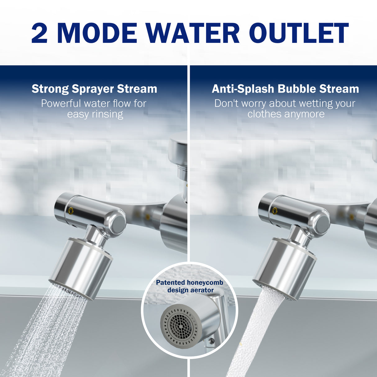 Frizzlife FF1080 Faucet Extender 8pcs Ersatzpatrone, 2pcs Kohlefaser und 6pcs PP Baumwolle Filter