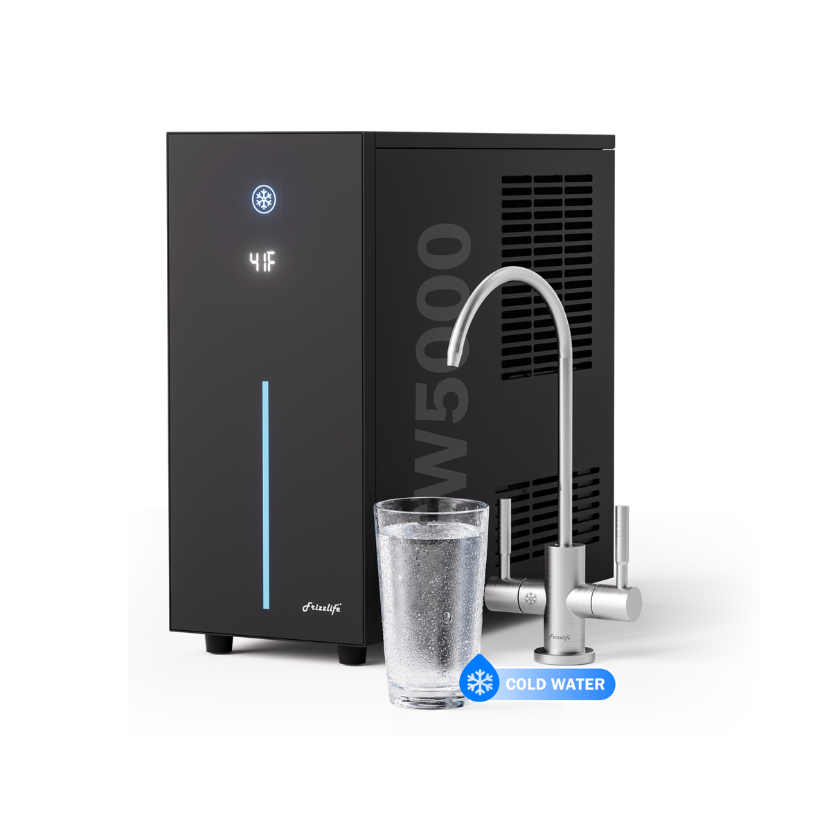 Frizzlife Under Sink Water Chiller for RO & Water Filter Systems, CW5000