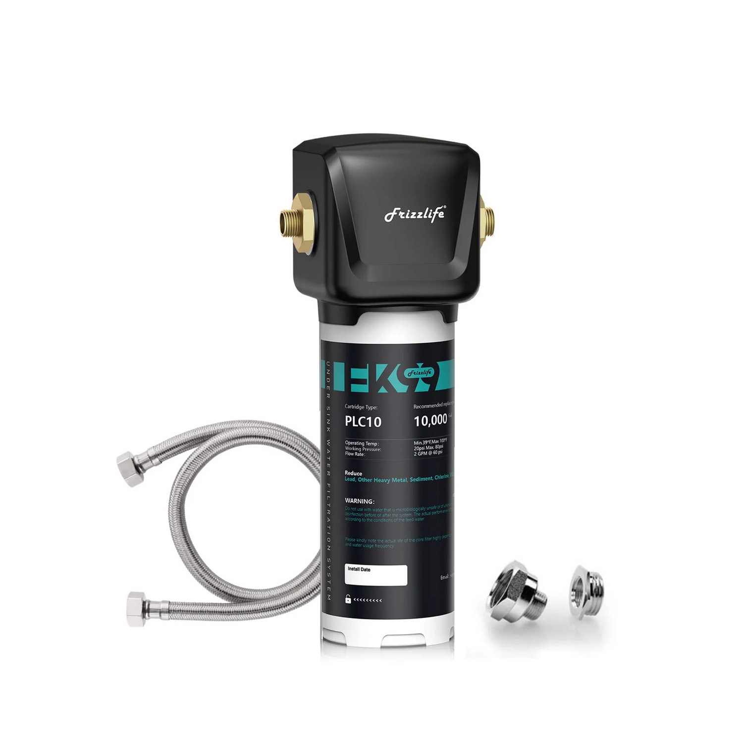 Frizzlife FK99 Système de filtre à eau à connexion directe sous l'évier