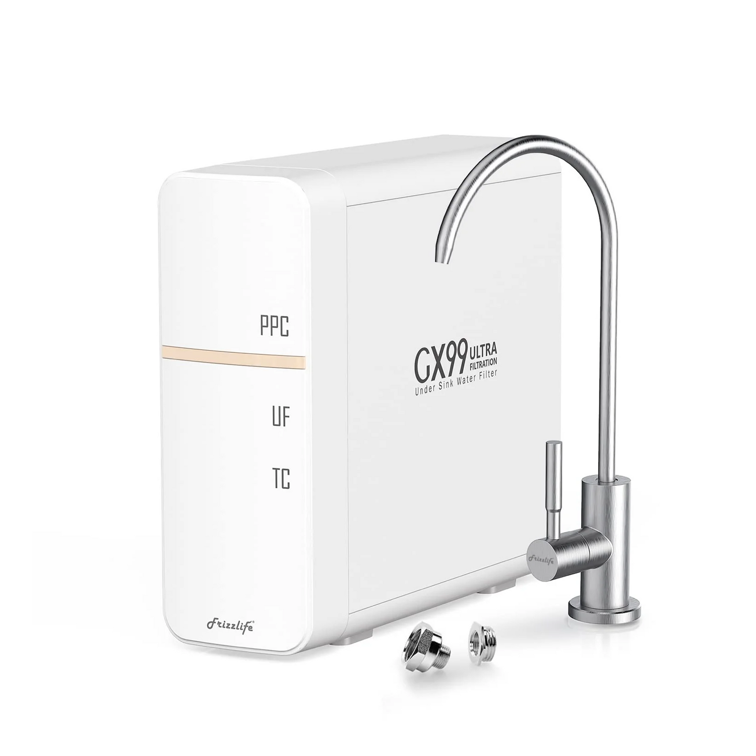 Frizzlife 0.01μm Ultra-Filtration Under-Sink Water Filter System, GX99