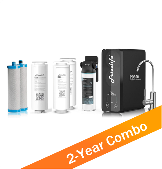 PD800-TAM4 RO System with TWO-Year Filter Combo