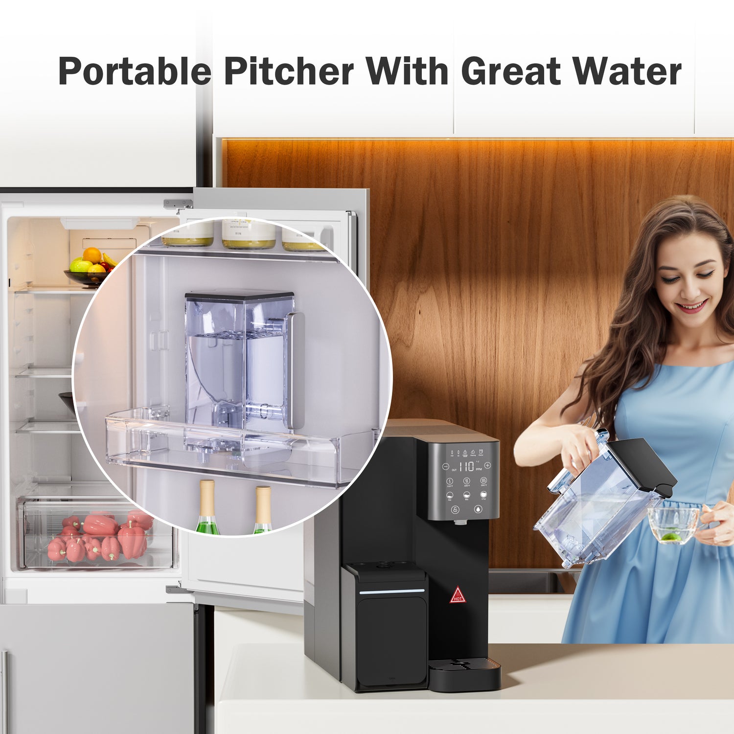 Frizzlife WB99 Countertop Umkehrosmose-System
Sofortiges heißes RO-System mit tragbarem Wasserkrug, NSF/ANSI 58 zertifizierten Filterelementen, 3,5:1 Reinwasser-zu-Abwasser-Verhältnis, keine Installation erforderlich, technischer Support aus den USA.