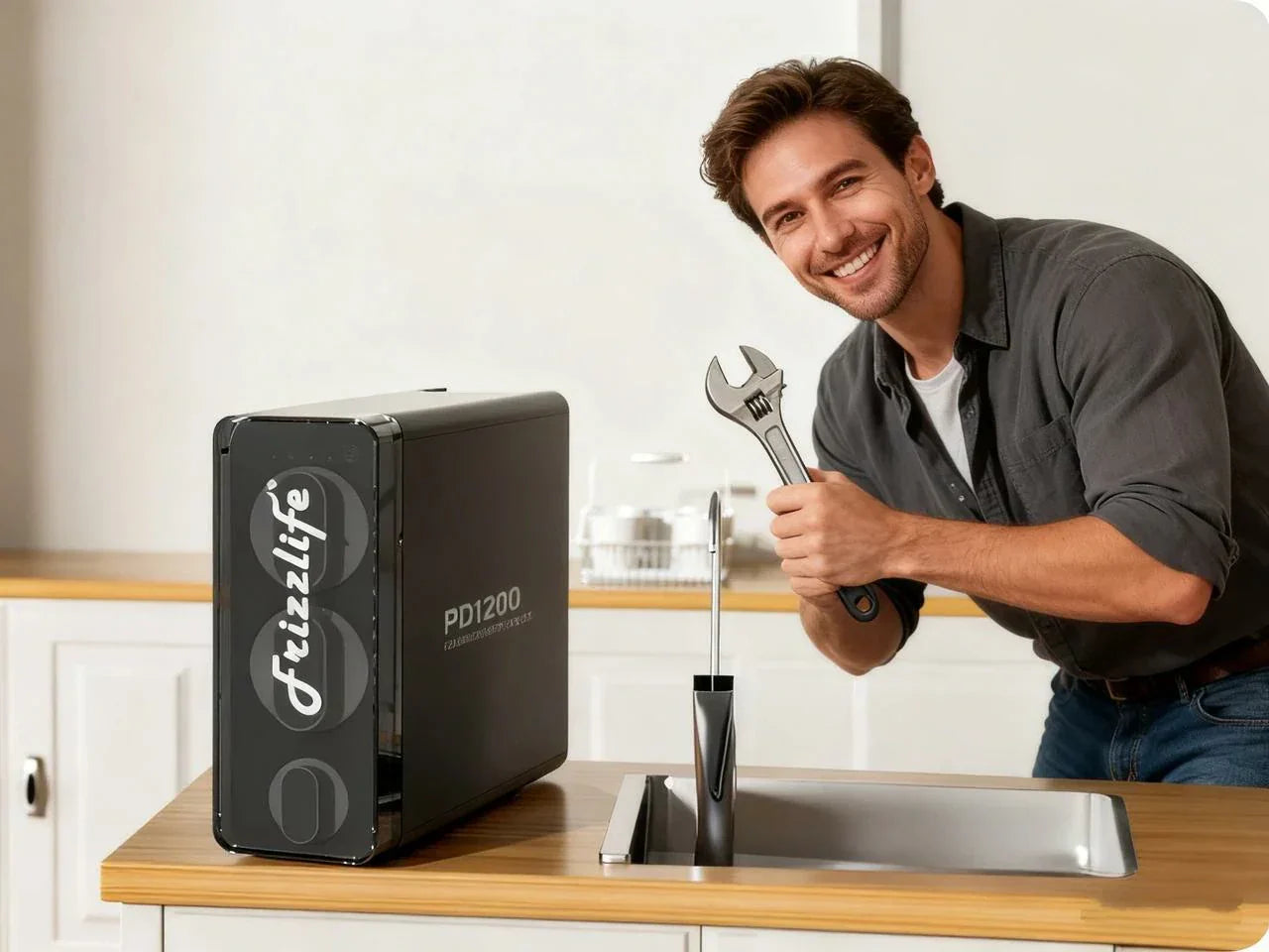 water filter installation