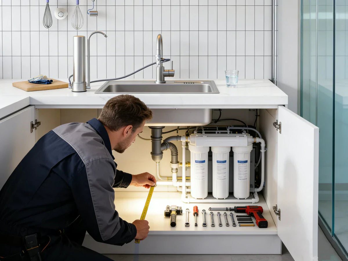 How to Install an Under Sink Water Filter: Guide for Water Filtration ...