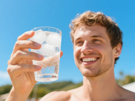 ice cold water