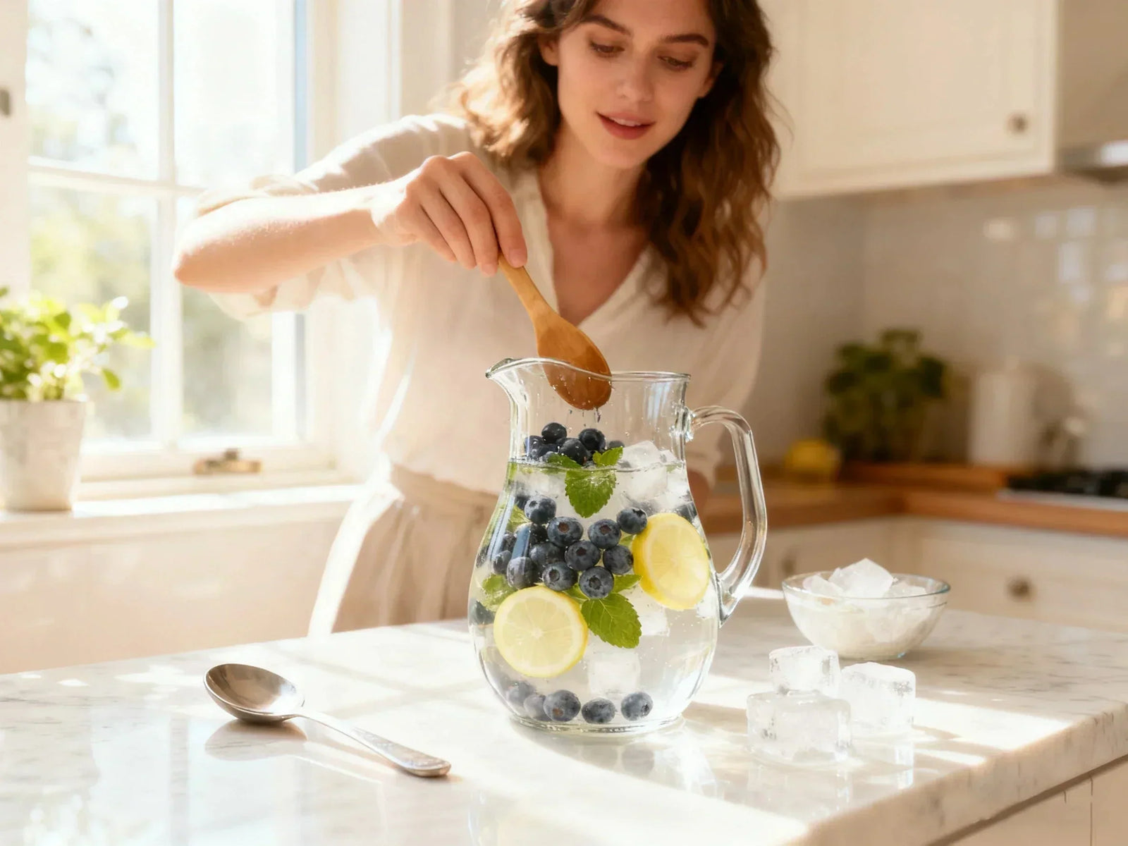 blueberry infused water