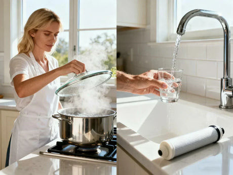 boiled water vs filtered water