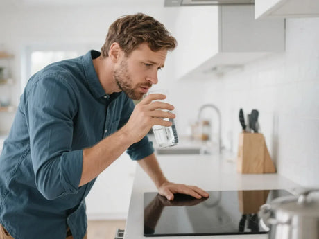 water tastes like metal