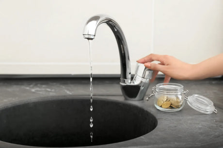 Slow water flow from kitchen faucet, a common symptom of low pressure after filter change