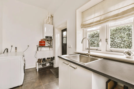 A home utility room shows where RO systems and water softeners work together.