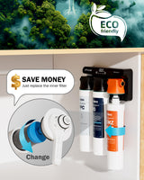 Frizzlife M800 Non-Electric Tankless RO System, 900 GPD Alkaline Remineralization