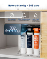 Frizzlife M800 Non-Electric Tankless RO System, 900 GPD Alkaline Remineralization