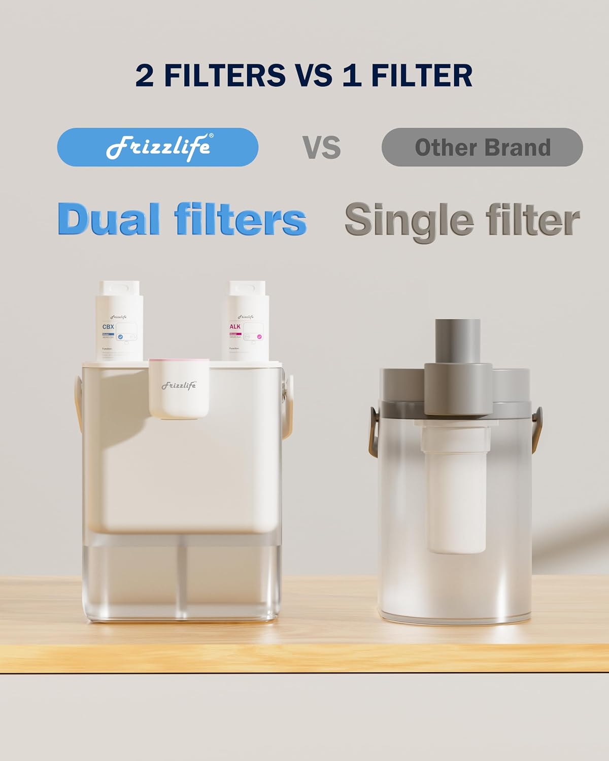 Frizzlife 400-Gallon Alkaline Electric Pitcher MD40-ALK