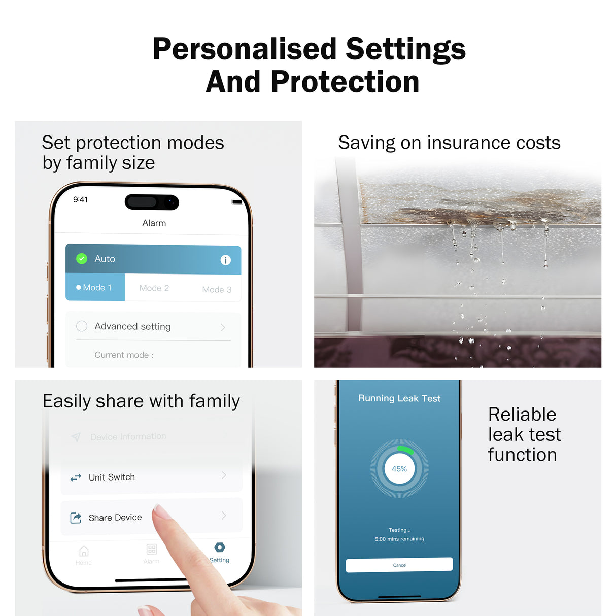 Frizzlife LP365-P Smart Water Monitor and Automatic Shutoff - 0.01 GPM Ultrasonic Micro Leak Detection, Wi-Fi / APP Control, Pressure+Flow Monitoring, 24/7 Water Usage Reports, Fits 3/4" and 1"