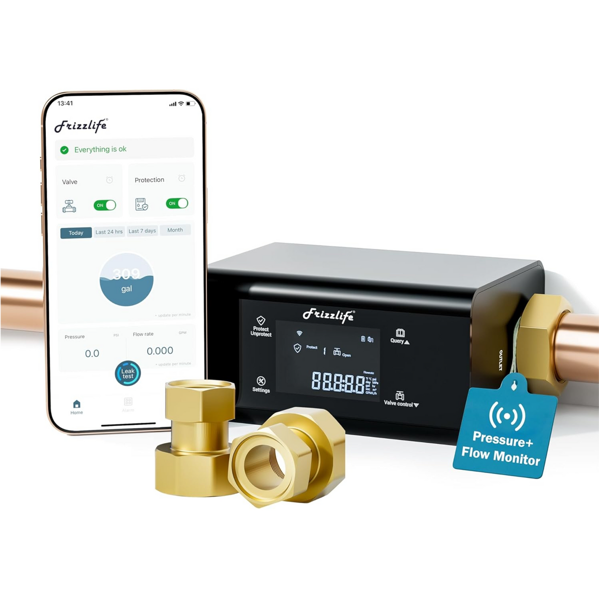 Frizzlife LP365/LP365-P Intelligenter Wasserwächter mit automatischem Abschaltsensor