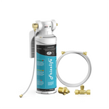 Frizzlife Inline Water Filter System for Refrigerator, Ice Maker, Under Sink, Certified 0.5 Micron, MS99