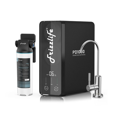 Frizzlife 1000 GPD Tankloses Umkehrosmose-Wassersystem, PD1000-TAM4