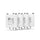 Frizzlife SC90 cartouche de post-filtre de remplacement pour système de filtre à eau par osmose inverse de comptoir WB99-alcaline