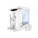 FRIZZLIFE TF900 Filtre distributeur d'eau chaude instantanée, 5 températures et 3 réglages de volume, verrouillage de sécurité haute température, zéro installation, test standard UL, 1 filtre inclus