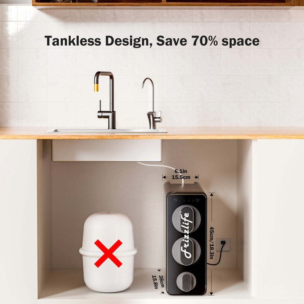 PD1200 RO System with an Extra TWO-Year Filter Combo